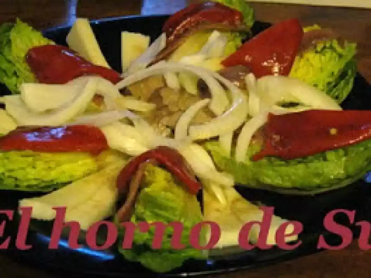 Cogollos con matrimonios, Cogollos con atún y queso - foto 2