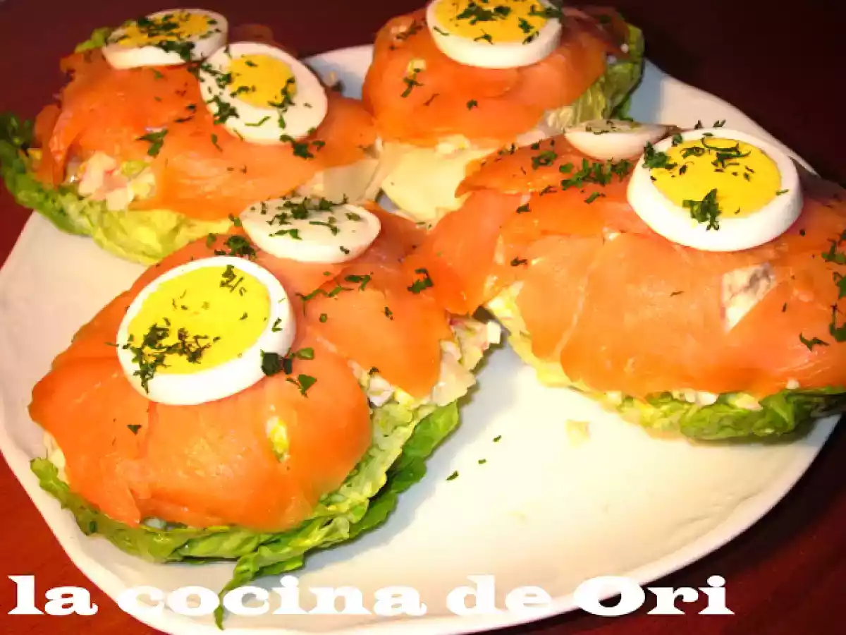 Cogollos de lechuga rellenos