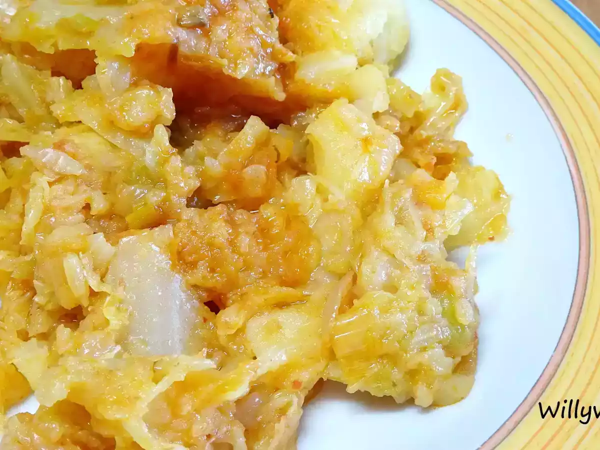 Col o repollo con sofrito de tomate - foto 2