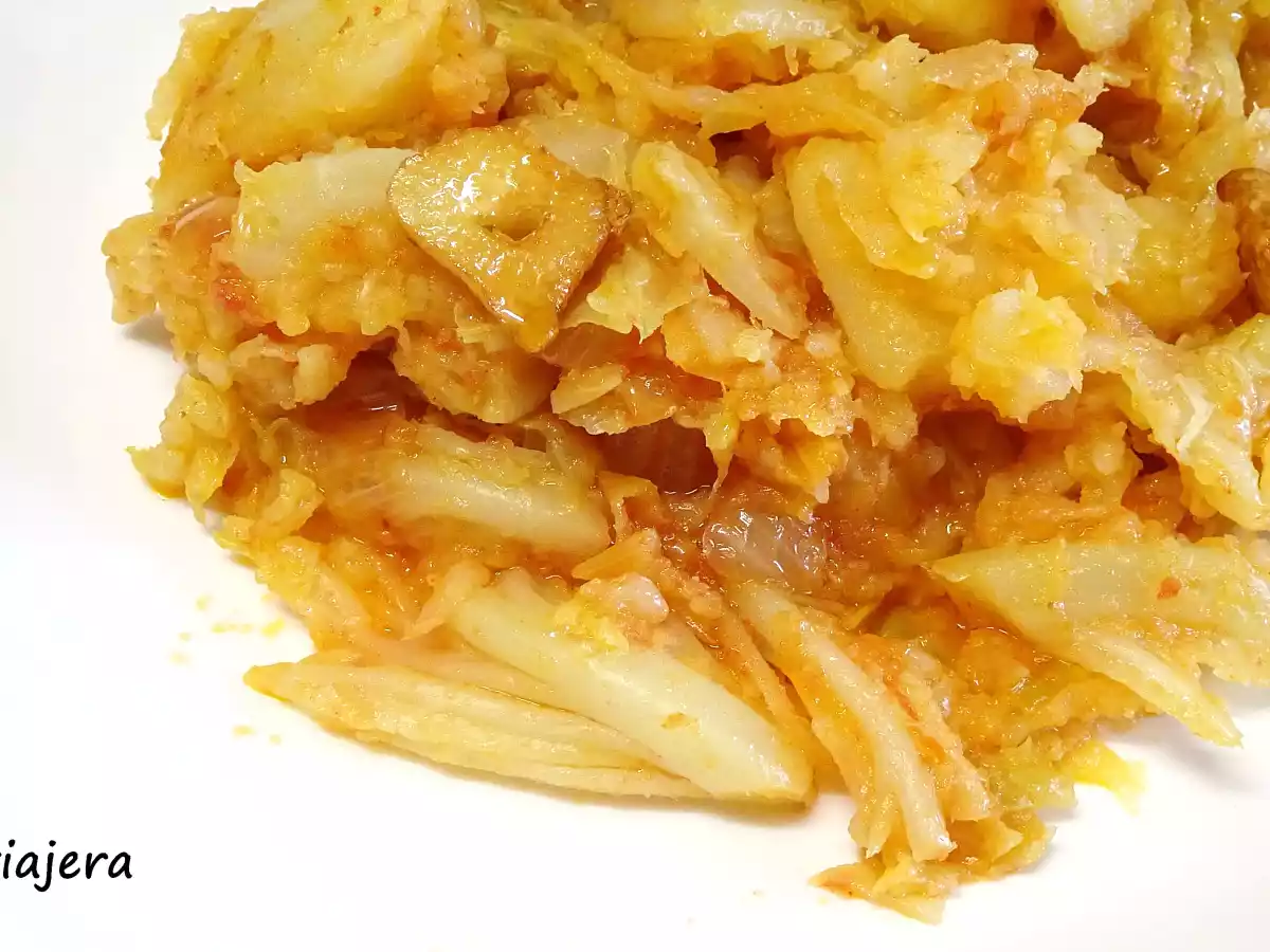 Col o repollo con sofrito de tomate - foto 3