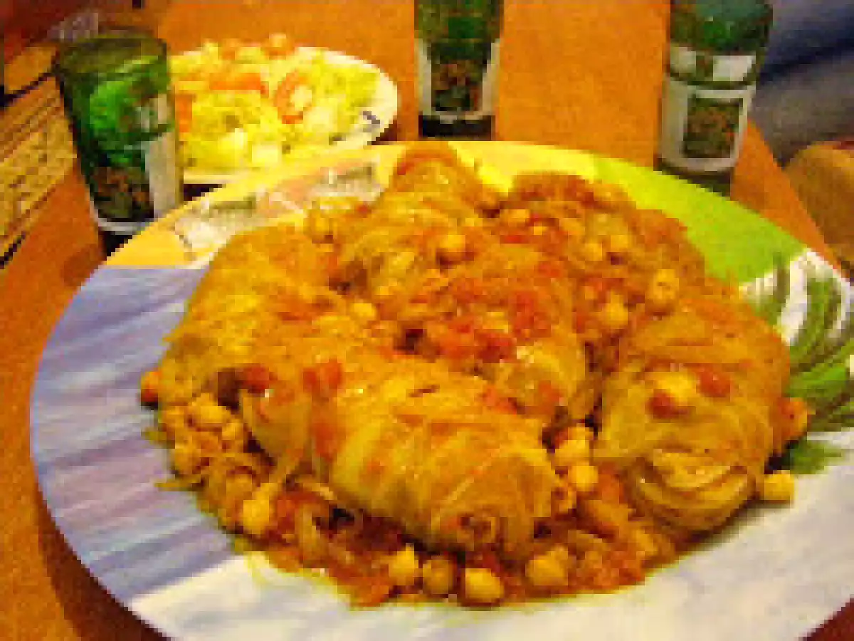 Col rellena - Dolma de col