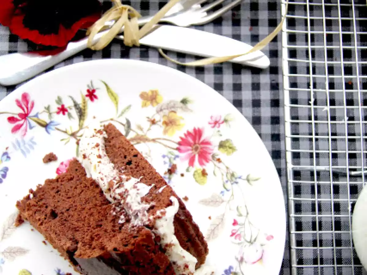 Cola Cao Cake y frosting de vainilla - foto 2