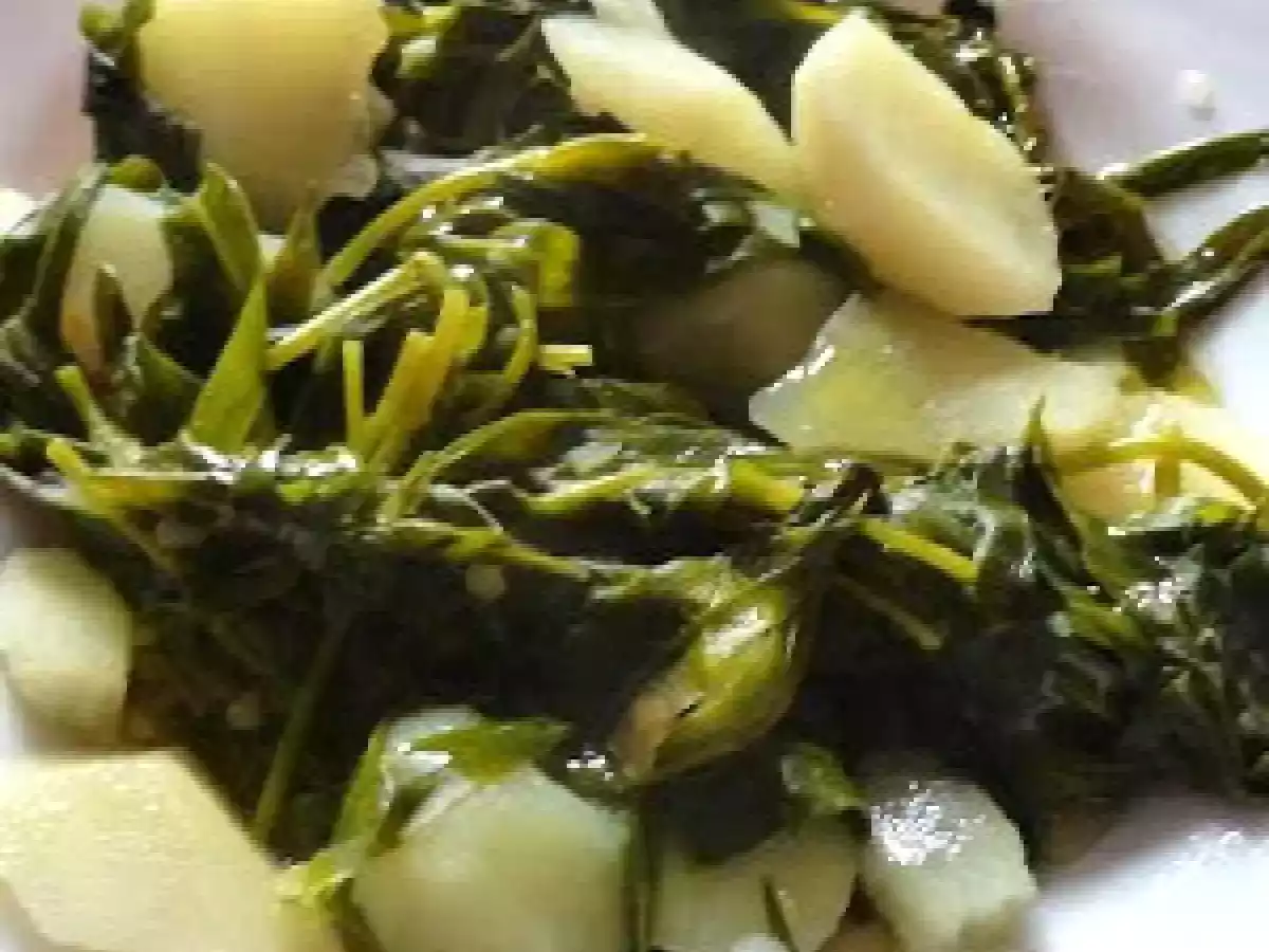 Colellas o collejas con patata