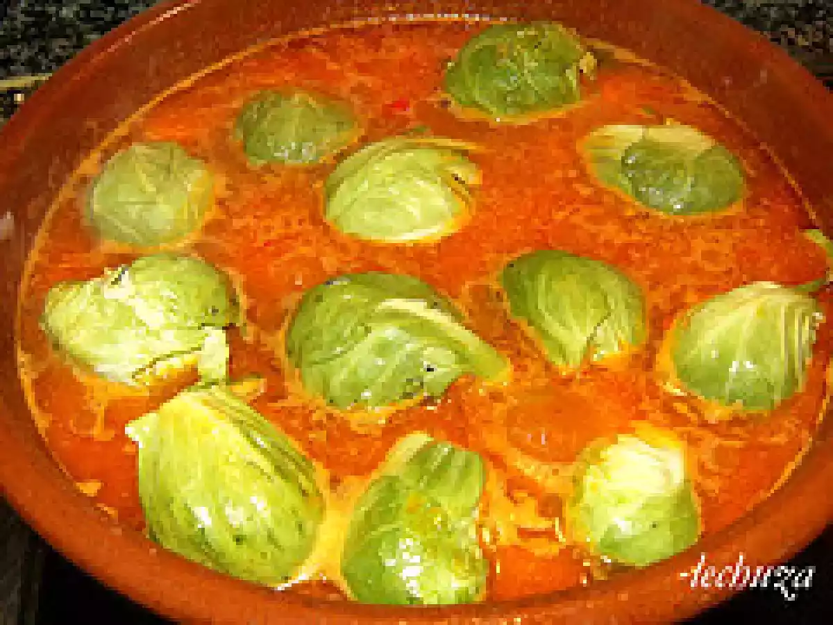 Coles de bruselas con albóndigas - foto 3