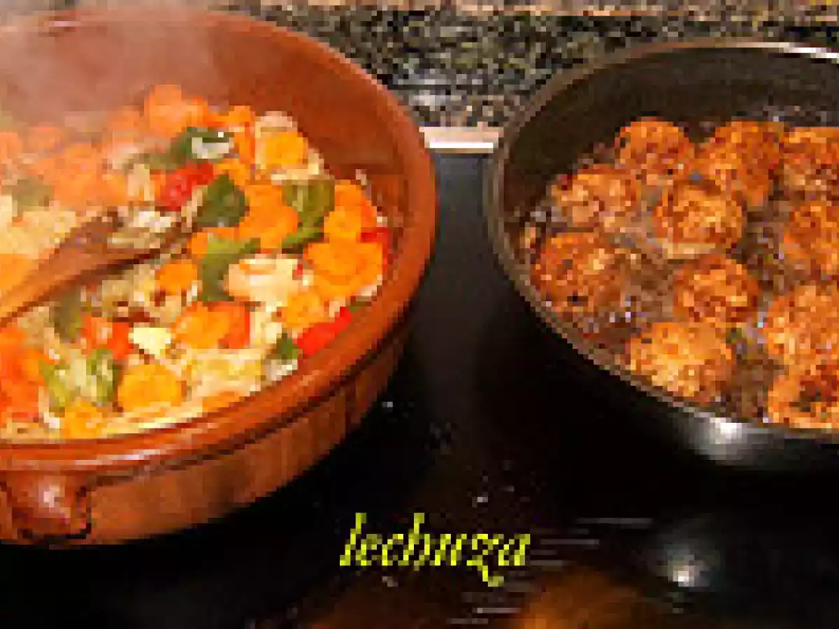 Coles de bruselas con albóndigas - foto 6