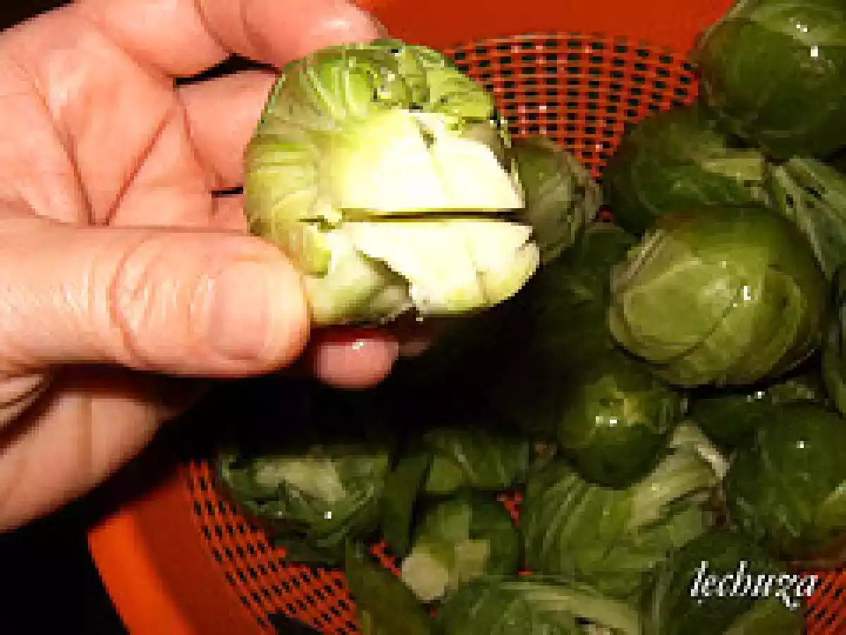 Coles de bruselas con albóndigas - foto 7