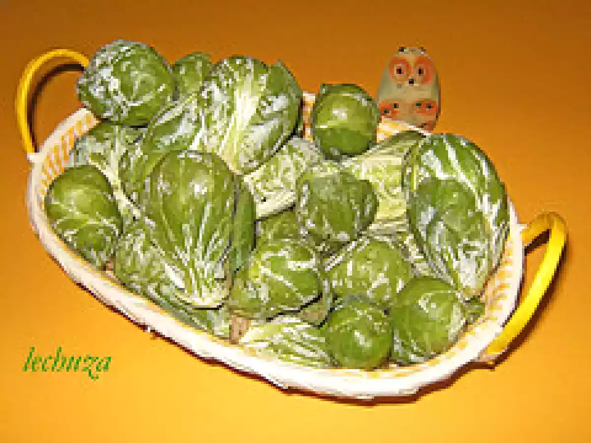 Coles de bruselas con albóndigas - foto 10