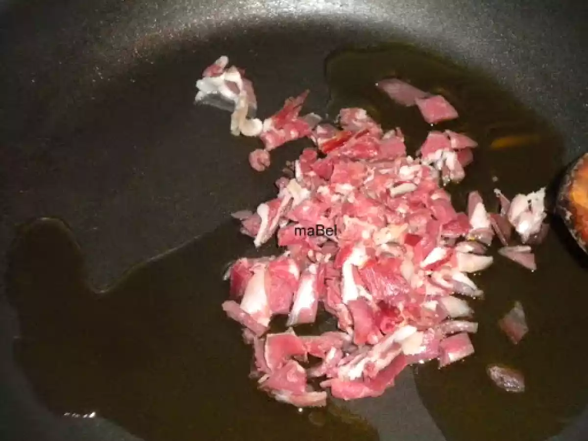 Coles de bruselas salteadas con jamón - foto 4