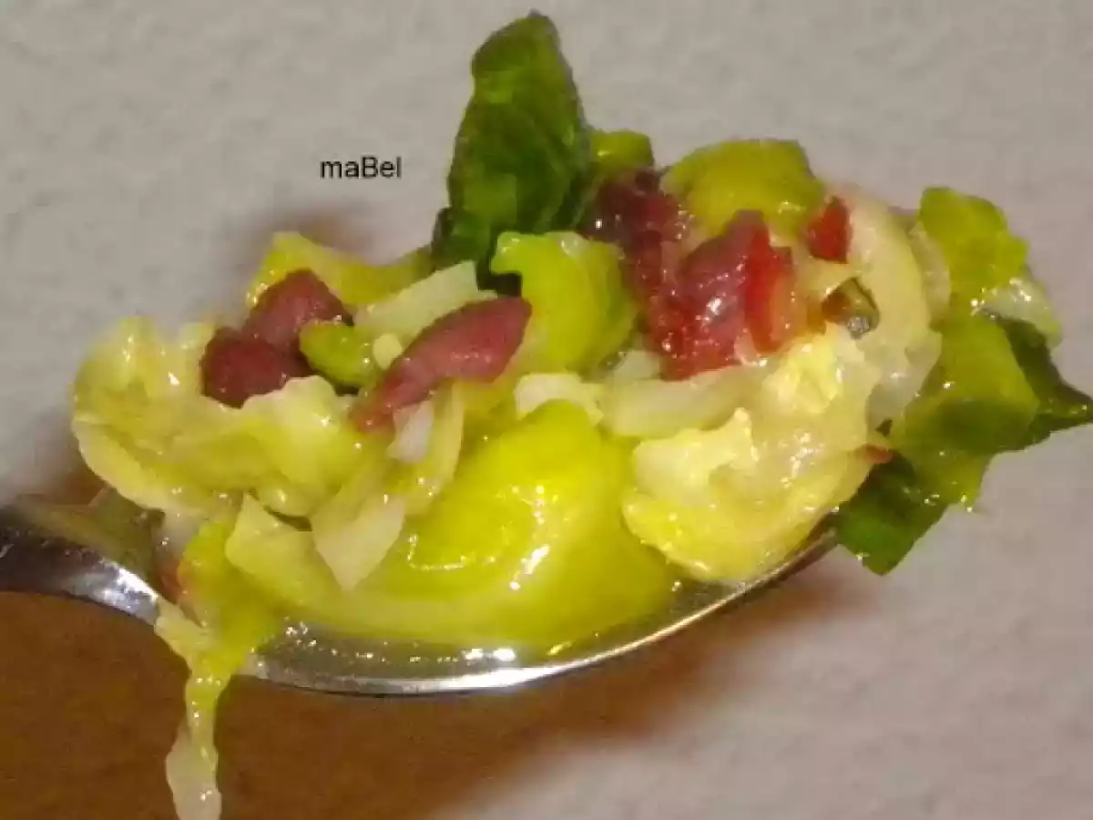 Coles de bruselas salteadas con jamón - foto 8