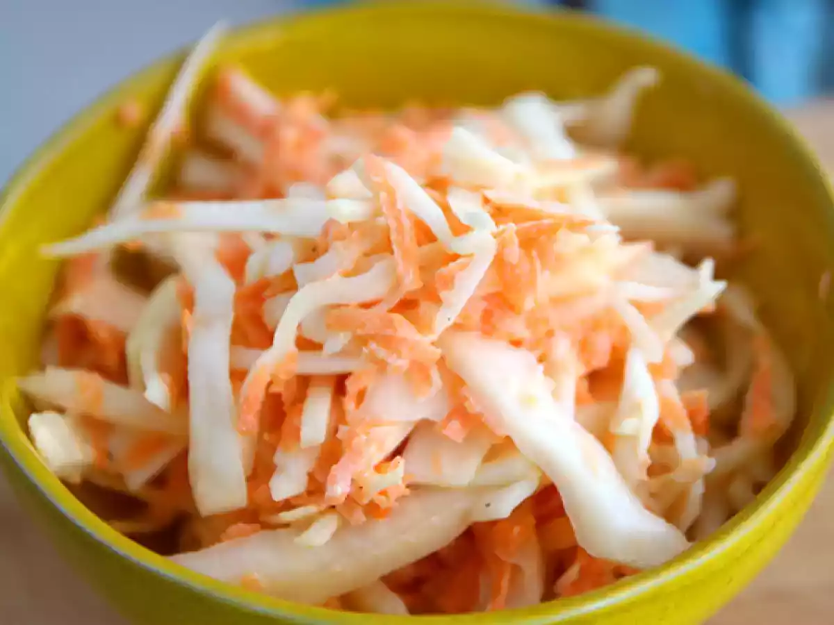 Coleslaw estilo americano (ensalada de repollo y zanahoria) - foto 3