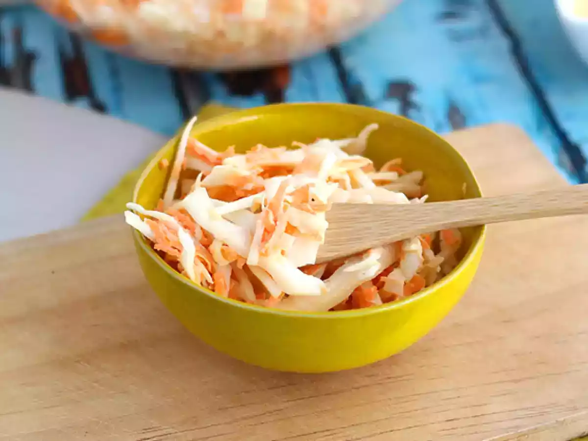 Coleslaw estilo americano (ensalada de repollo y zanahoria) - foto 4