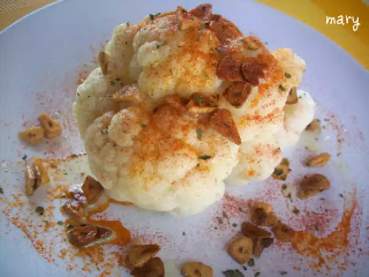 Coliflor con ajo y pimentón - foto 2
