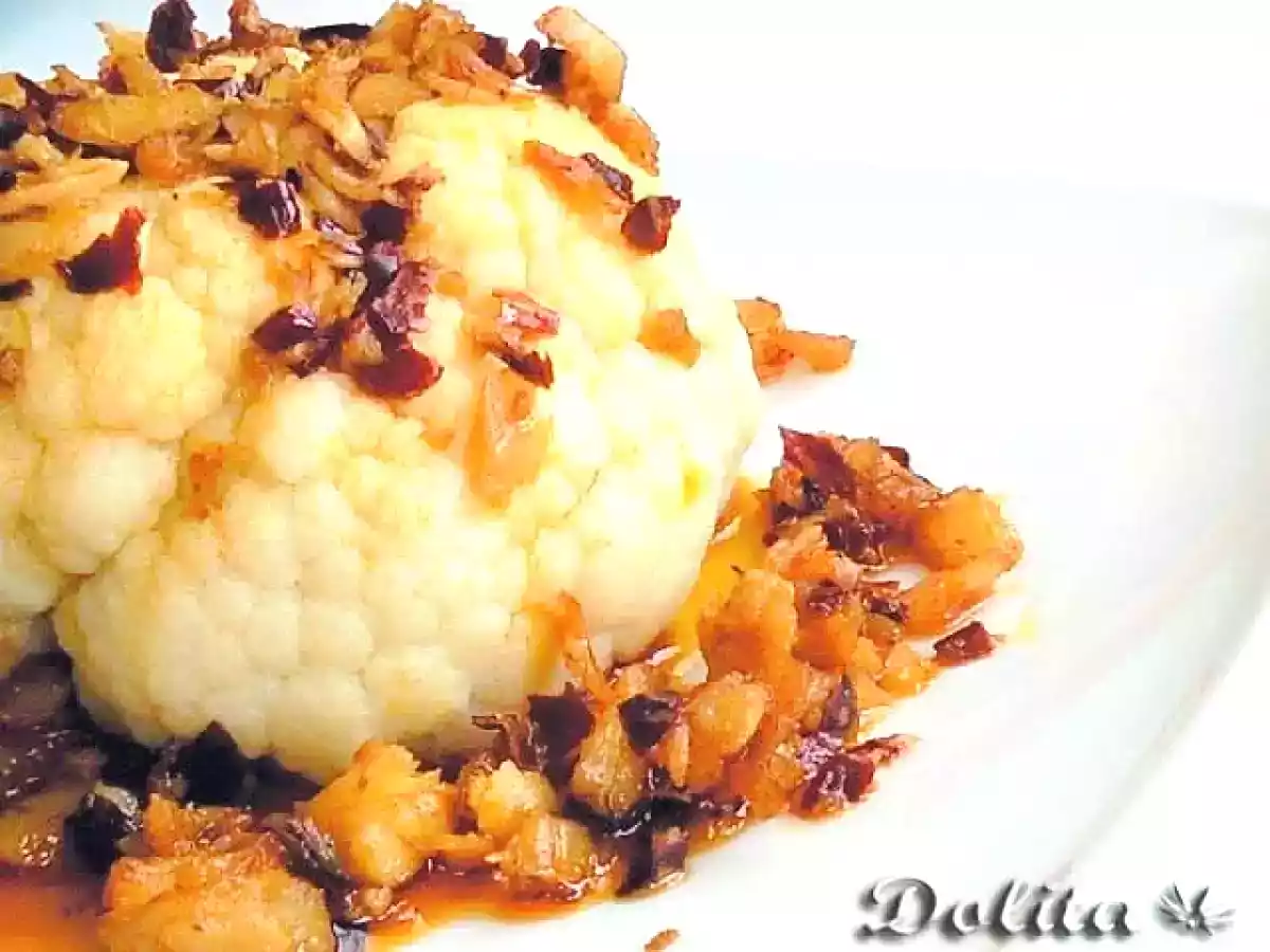 Coliflor con bacalao ajoarriero - foto 2