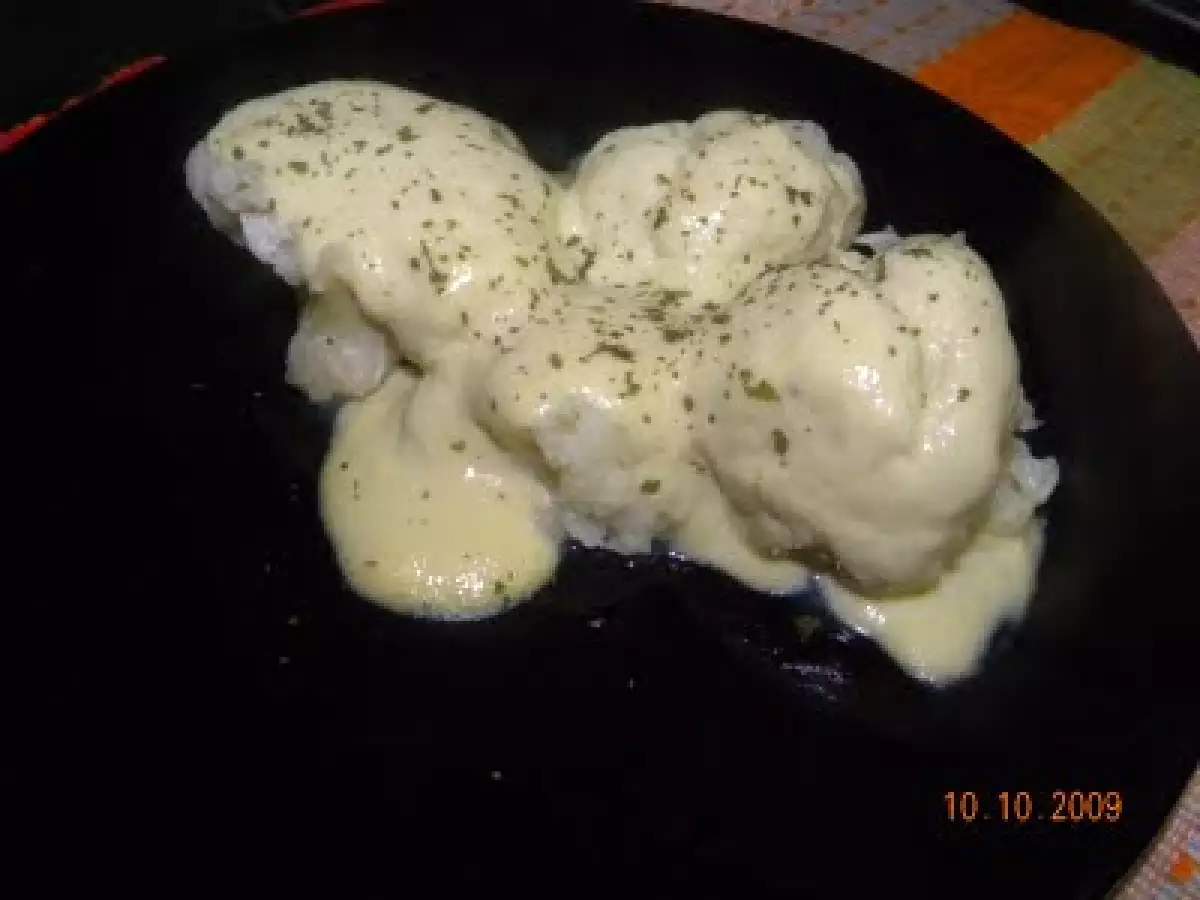 COLIFLOR CON BECHAMEL DE DIETA