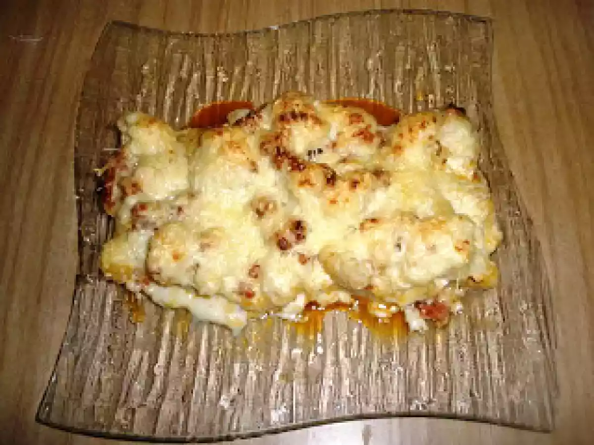 Coliflor con Chorizo y Bechamel