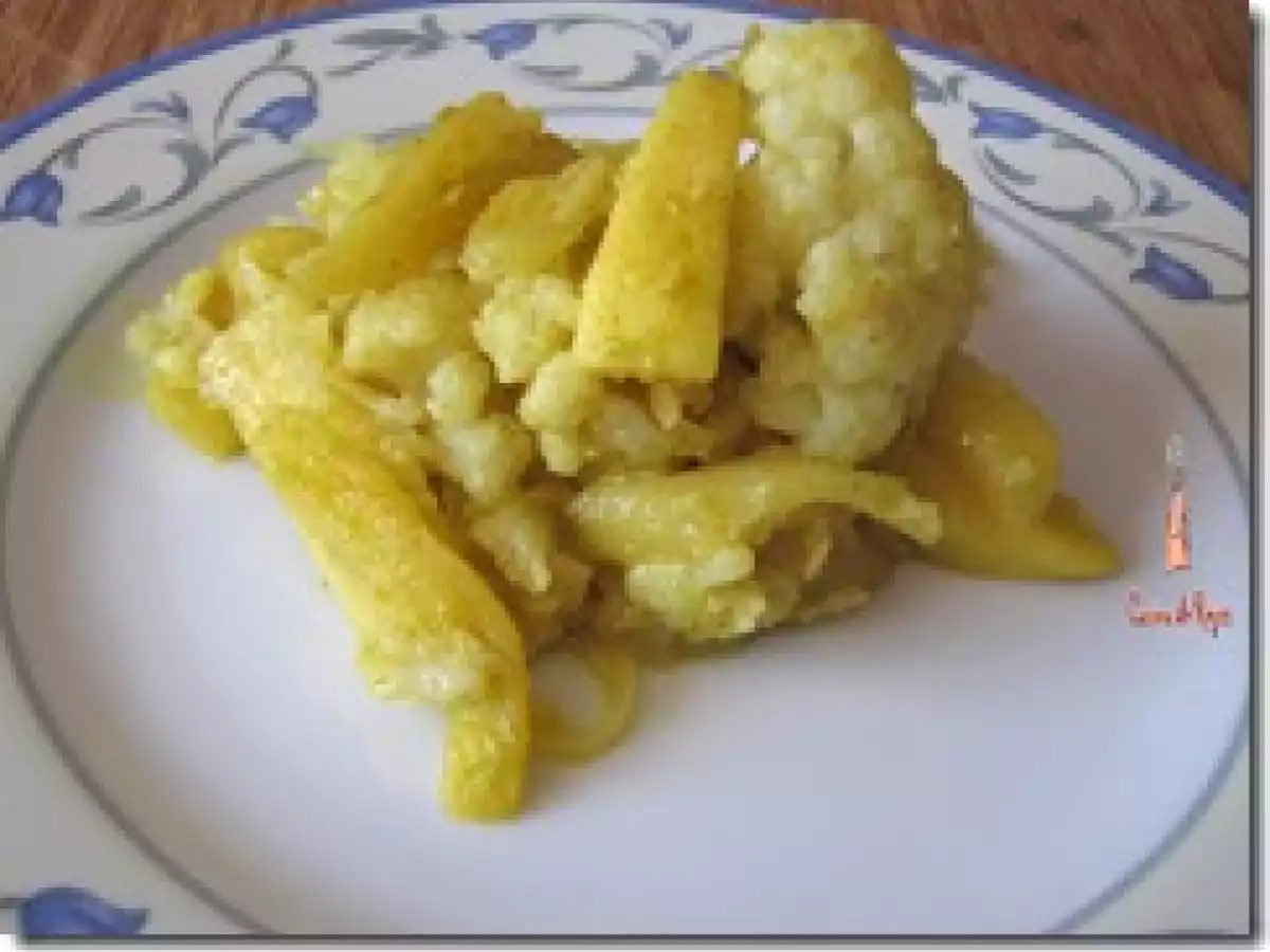 COLIFLOR CON MANZANA