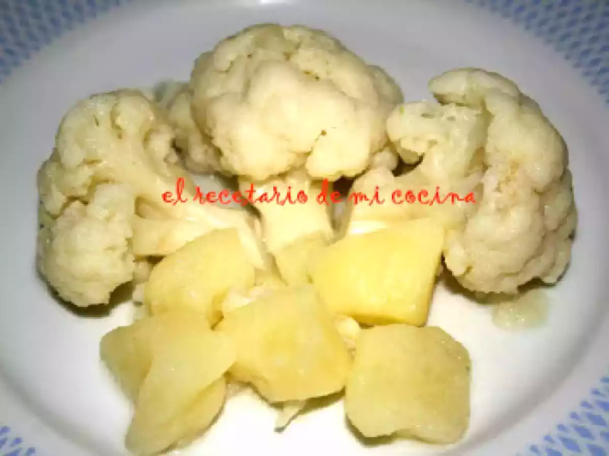 COLIFLOR CON PATATAS