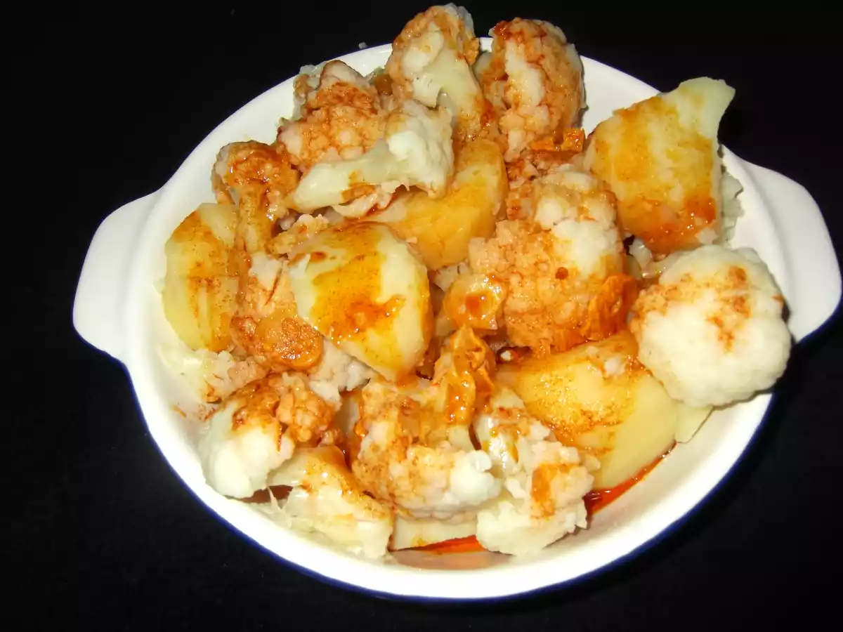 Coliflor con patatas