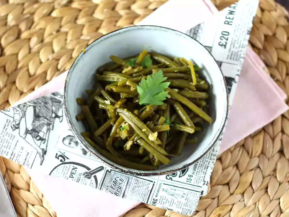 Cómo cocinar judías verdes salteadas - foto 4