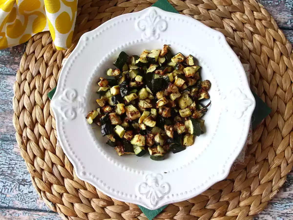 ¿Cómo cocinar los calabacines en la freidora de aire? - foto 3