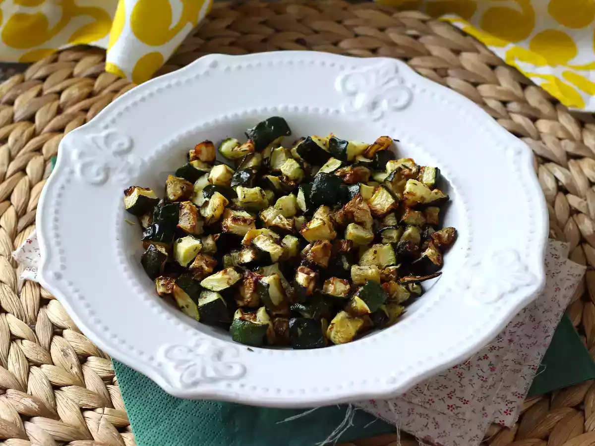 ¿Cómo cocinar los calabacines en la freidora de aire? - foto 4