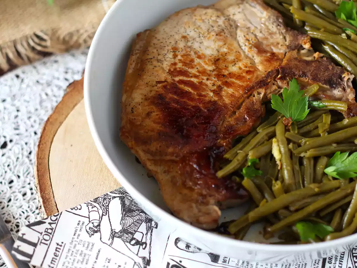 Cómo cocinar una chuleta de cerdo a la plancha o en sartén - foto 4