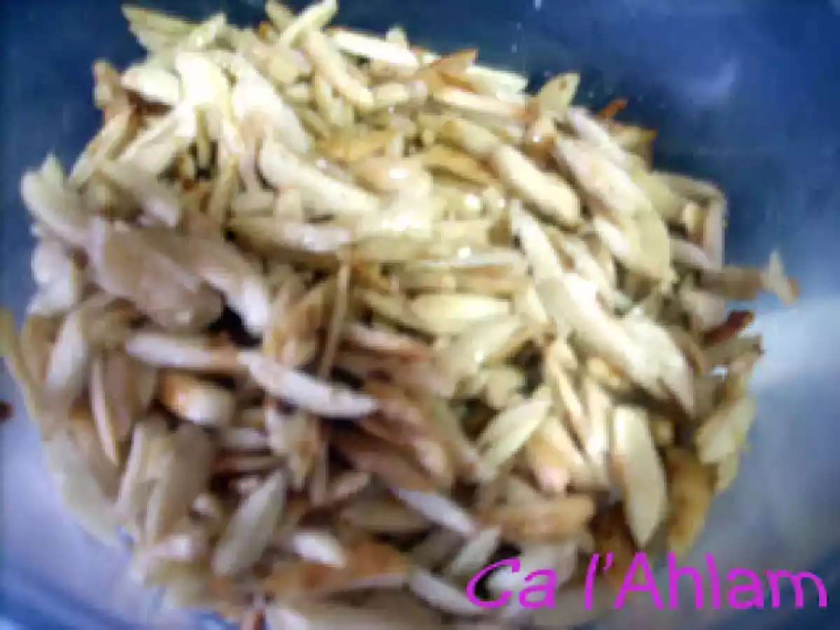 Como filetear las almendras