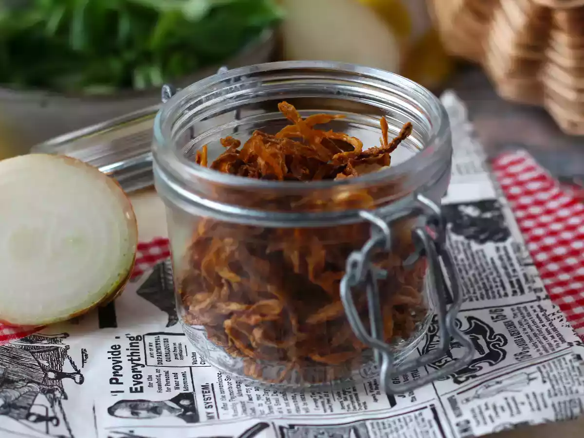 Cómo hacer cebolla frita crujiente en la freidora de aire - foto 3