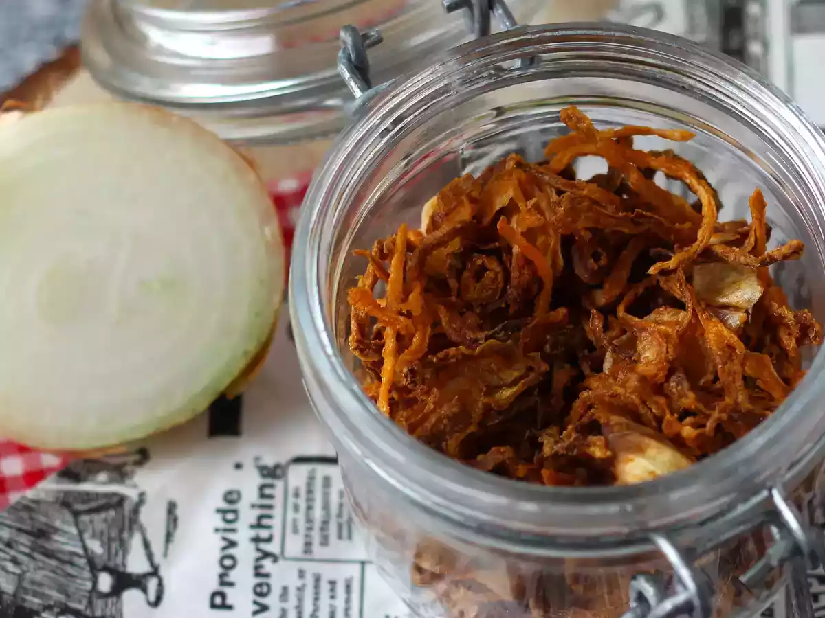 Cómo hacer cebolla frita crujiente en la freidora de aire - foto 4