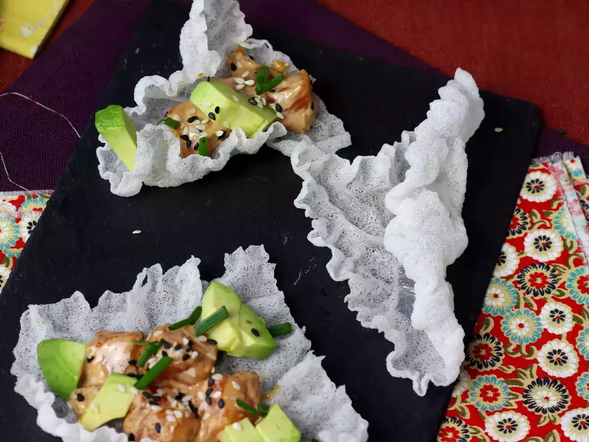 Cómo hacer chips con hojas de arroz - foto 2