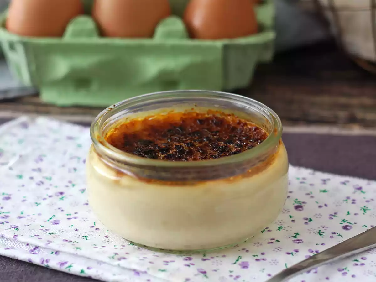 Cómo hacer Crème Brûlée en la freidora de aire - foto 3
