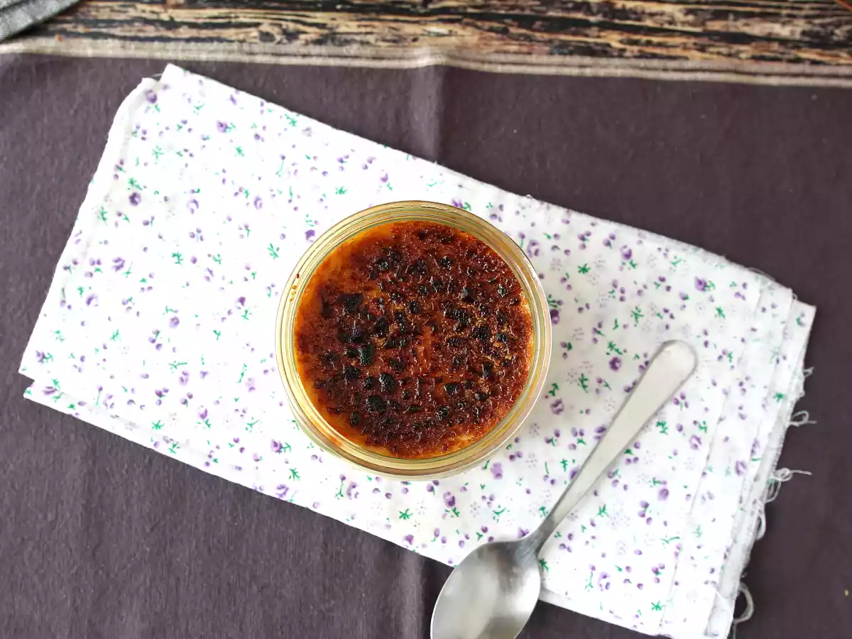 Cómo hacer Crème Brûlée en la freidora de aire - foto 4