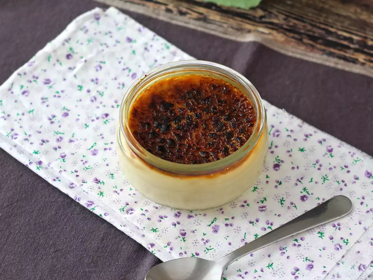 Cómo hacer Crème Brûlée en la freidora de aire - foto 5