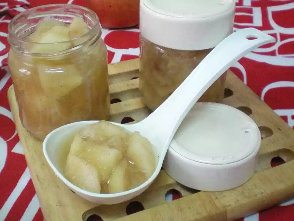 Compota de manzana (en microondas) - foto 2