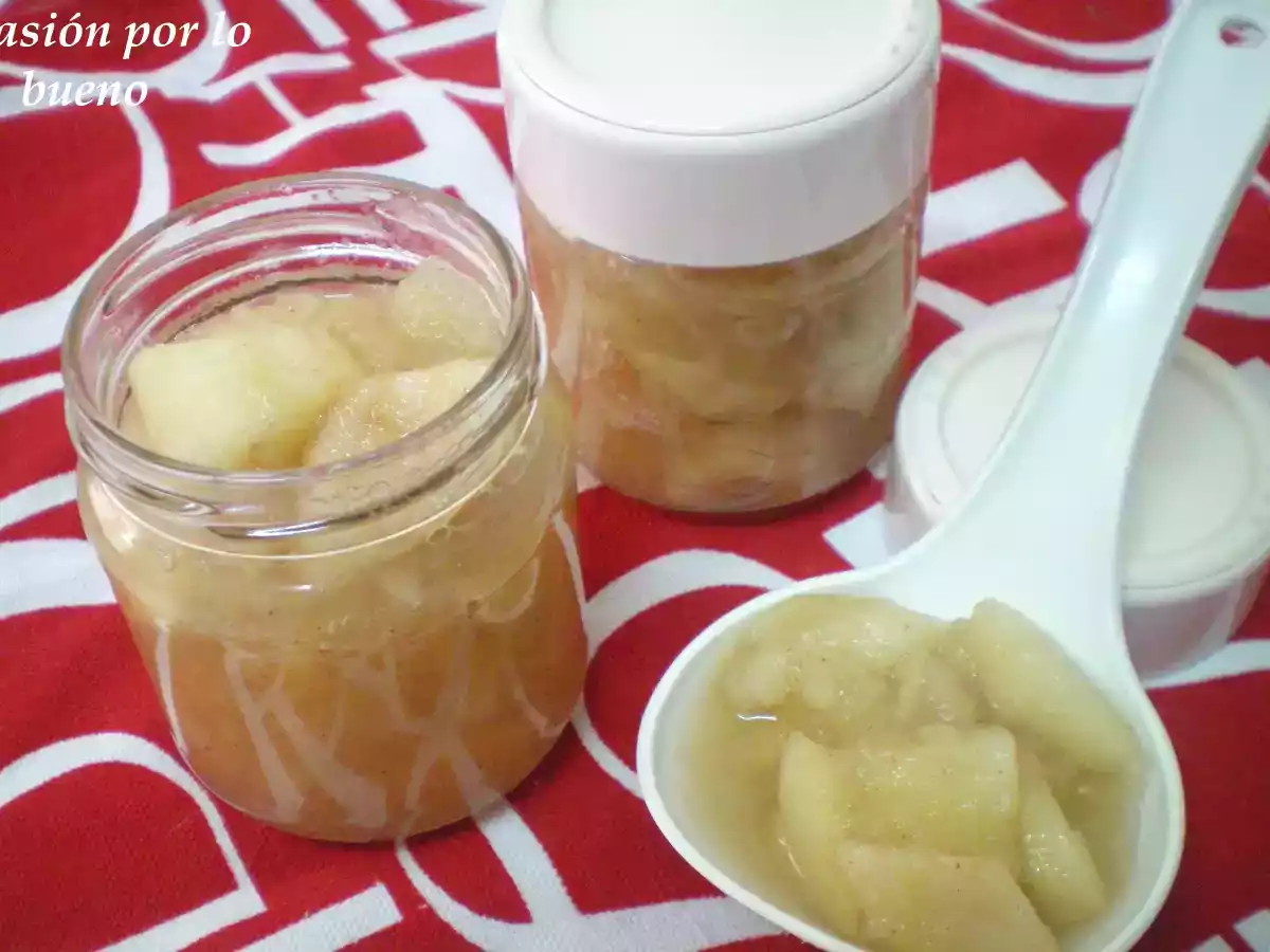 Compota de manzana (en microondas) - foto 3