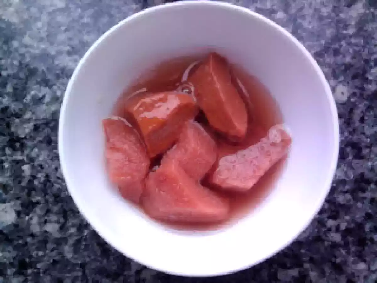 COMPOTA DE MENBRILLO Y BATATA