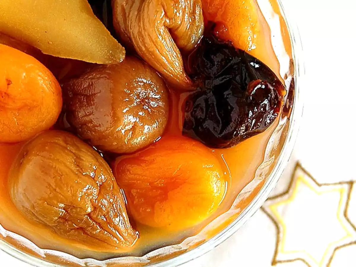 Compota de Navidad sin azúcar