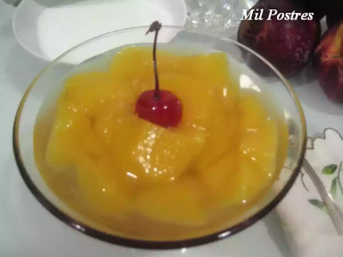 Compota de nectarinas o fresquillas al jengibre - foto 2