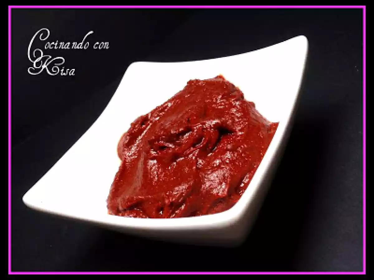 Concentrado de pimiento choricero (thermomix)