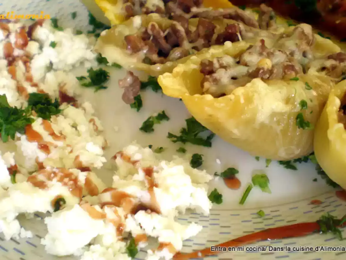 Conchas de pasta rellenas / Coquilles de pâte farcies - foto 5