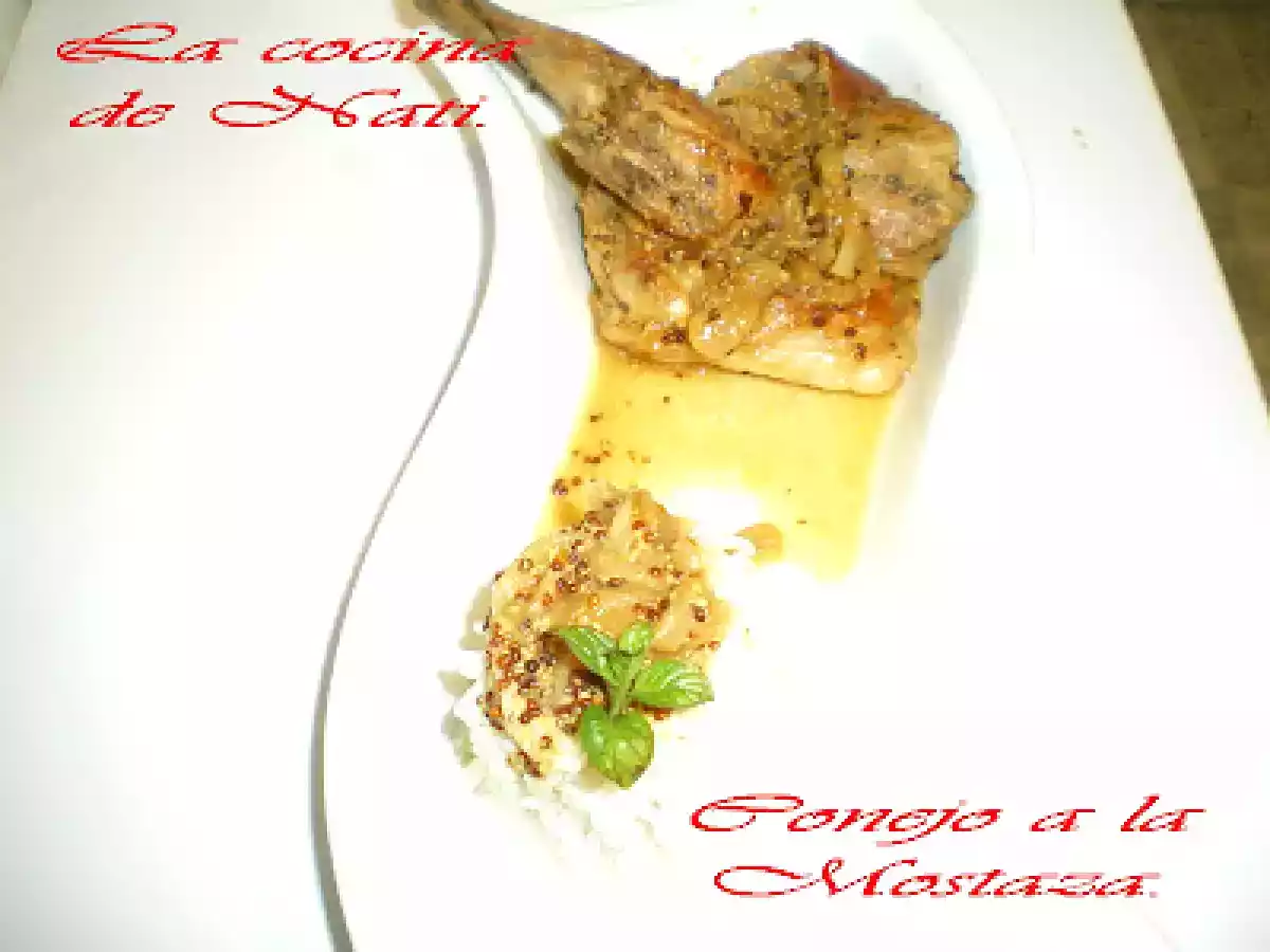 CONEJO A LA MOSTAZA ANTIGUA. - foto 2