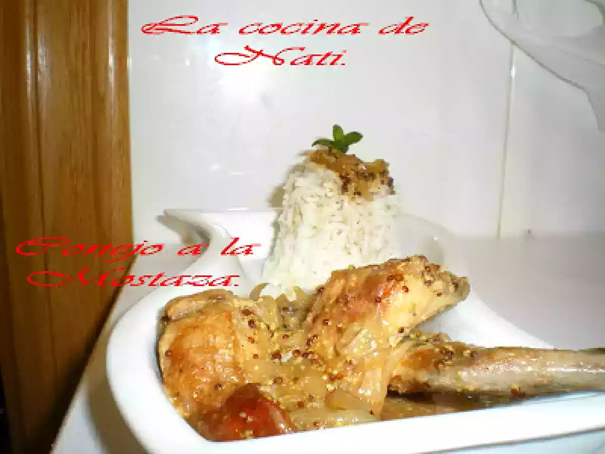 CONEJO A LA MOSTAZA ANTIGUA. - foto 4