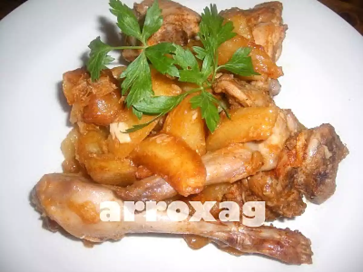 CONEJO AL ADOBO