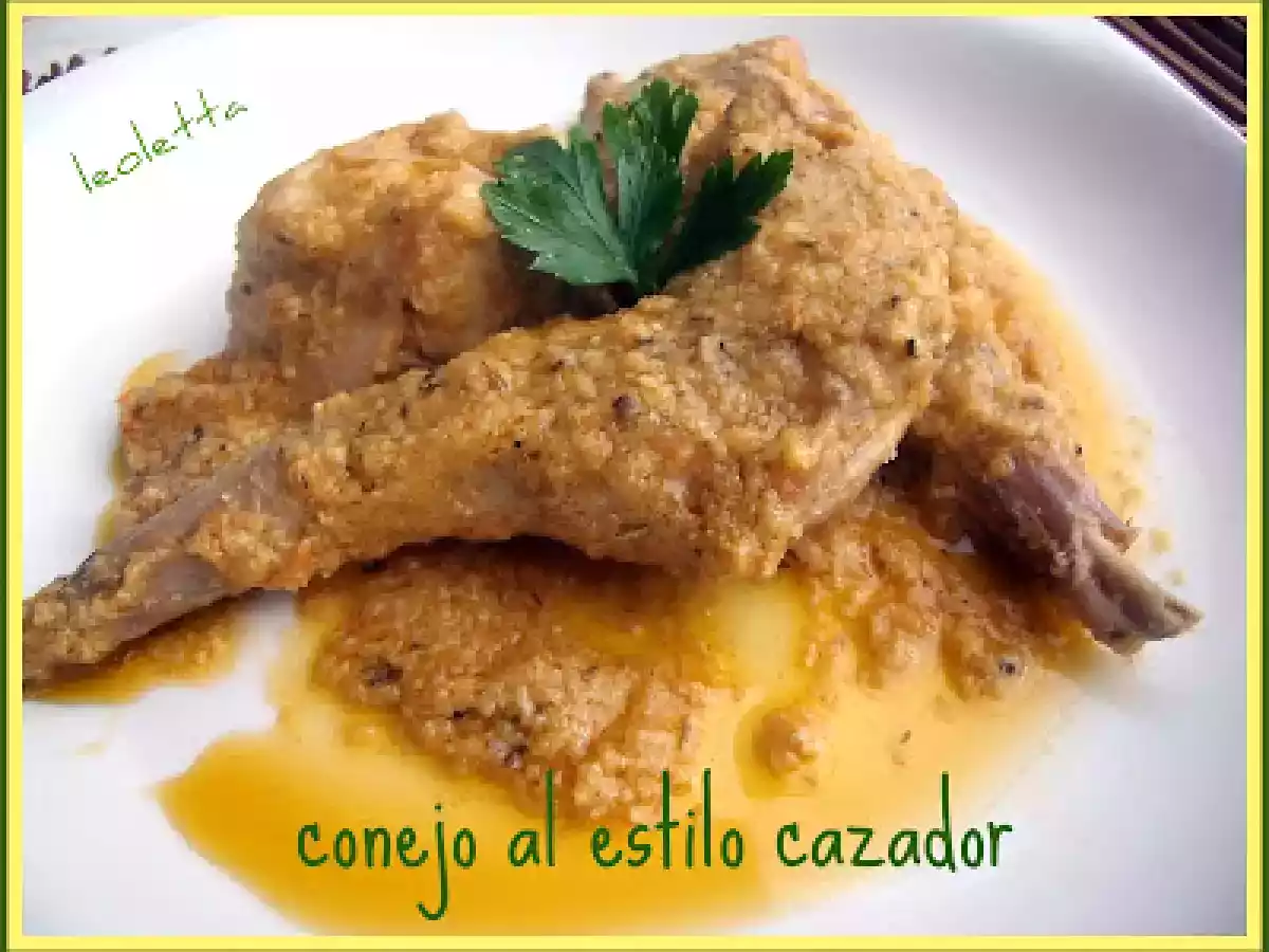 CONEJO AL CAZADOR