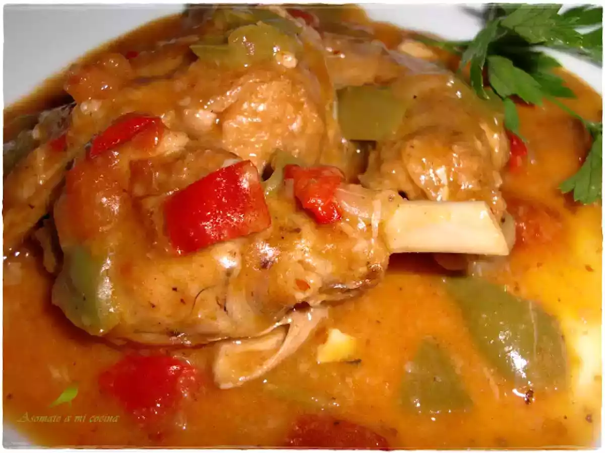 Conejo al chilindrón