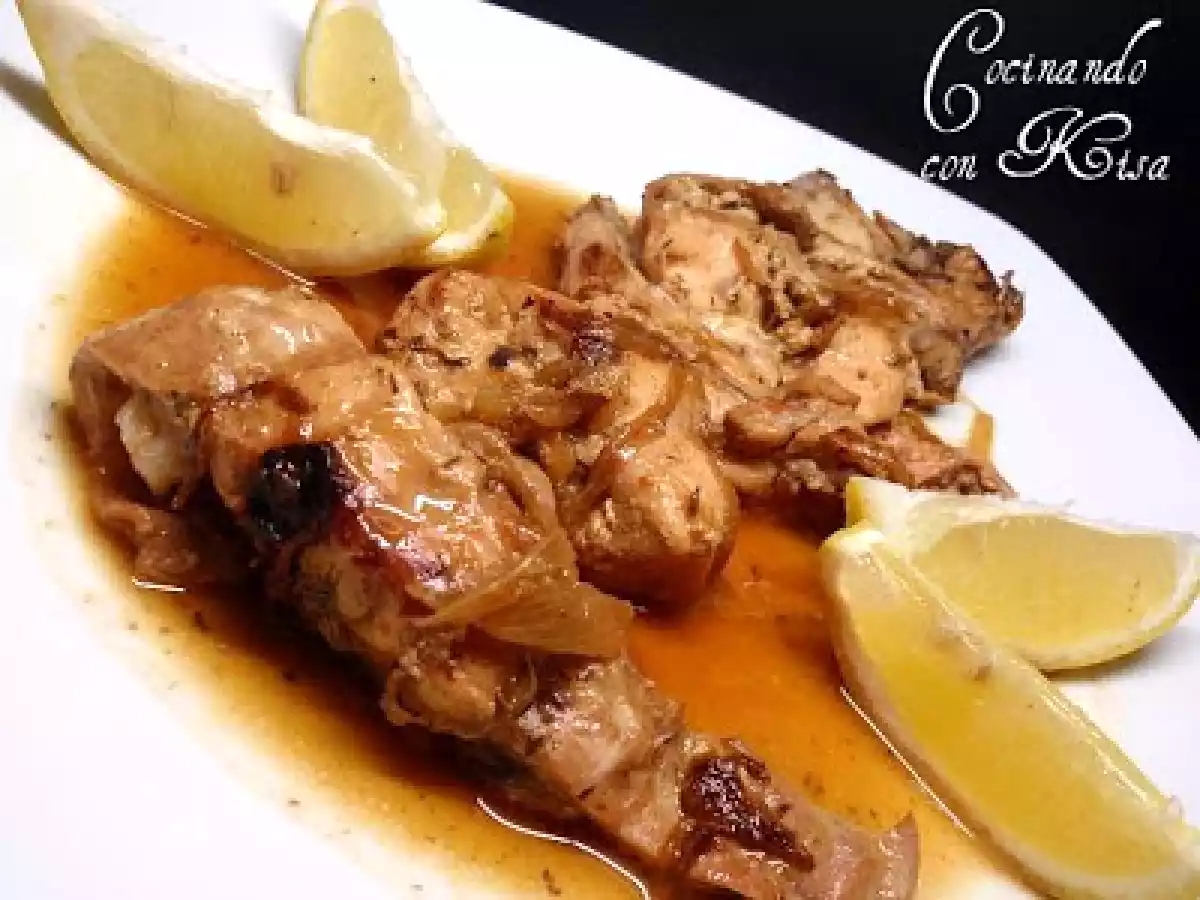 Conejo al limón y tomillo (fussioncook)