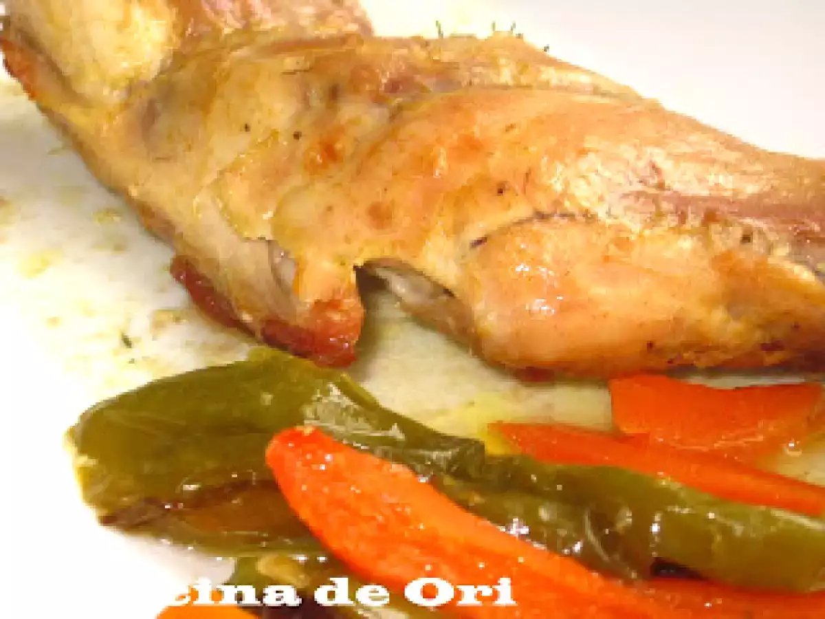 Conejo asado a la mostaza - foto 2