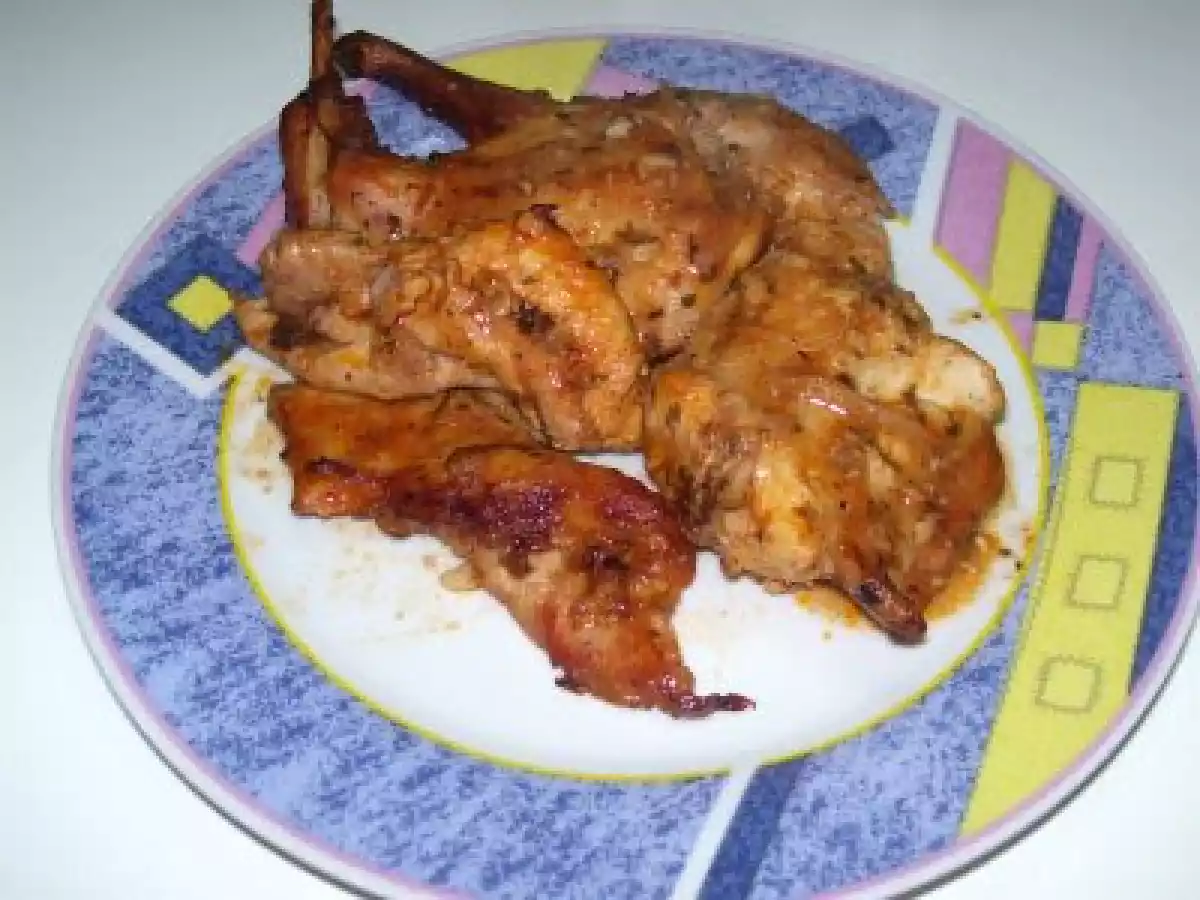 CONEJO ASADO AL HORNO