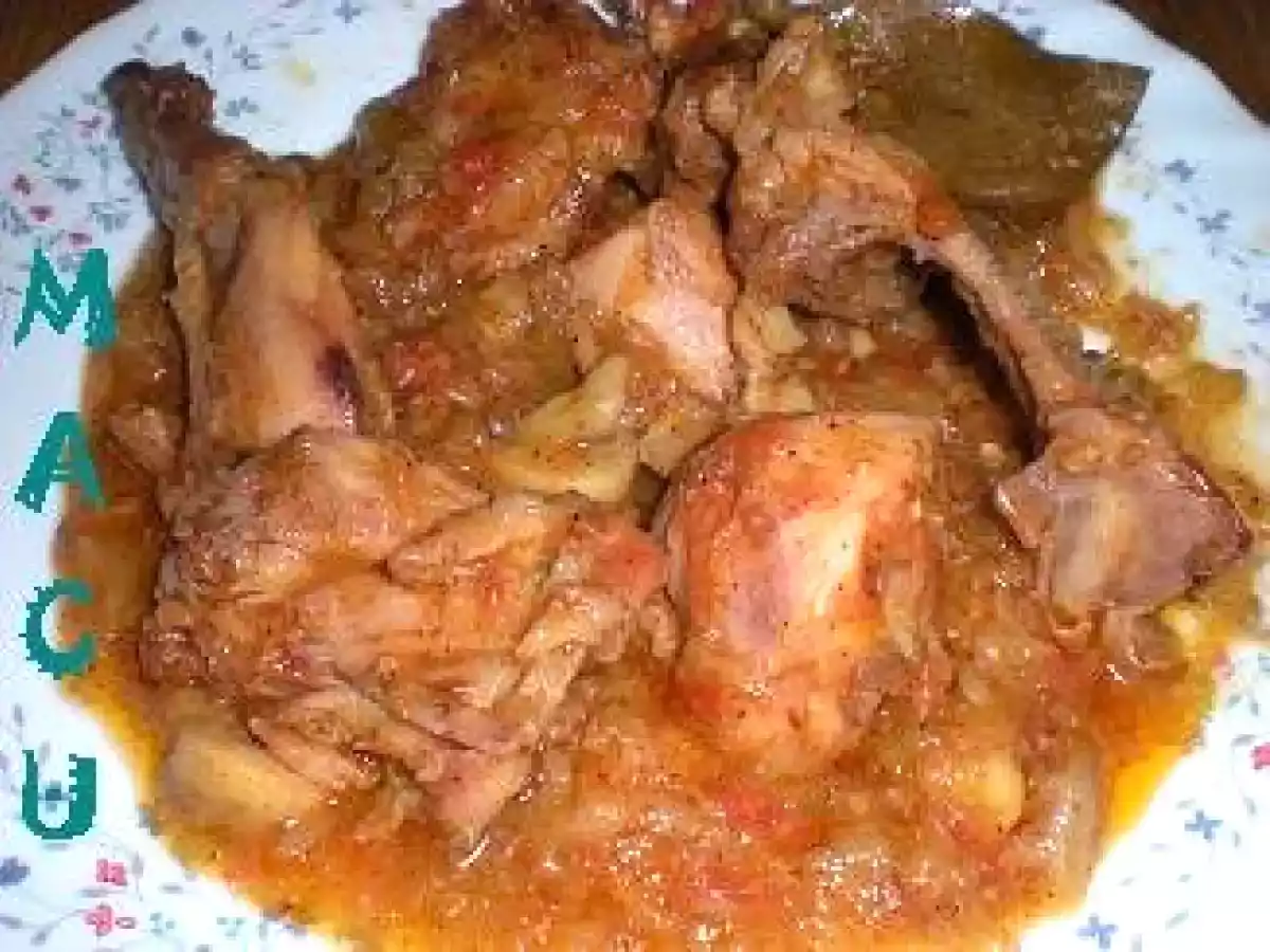 Conejo con cebolla - foto 2