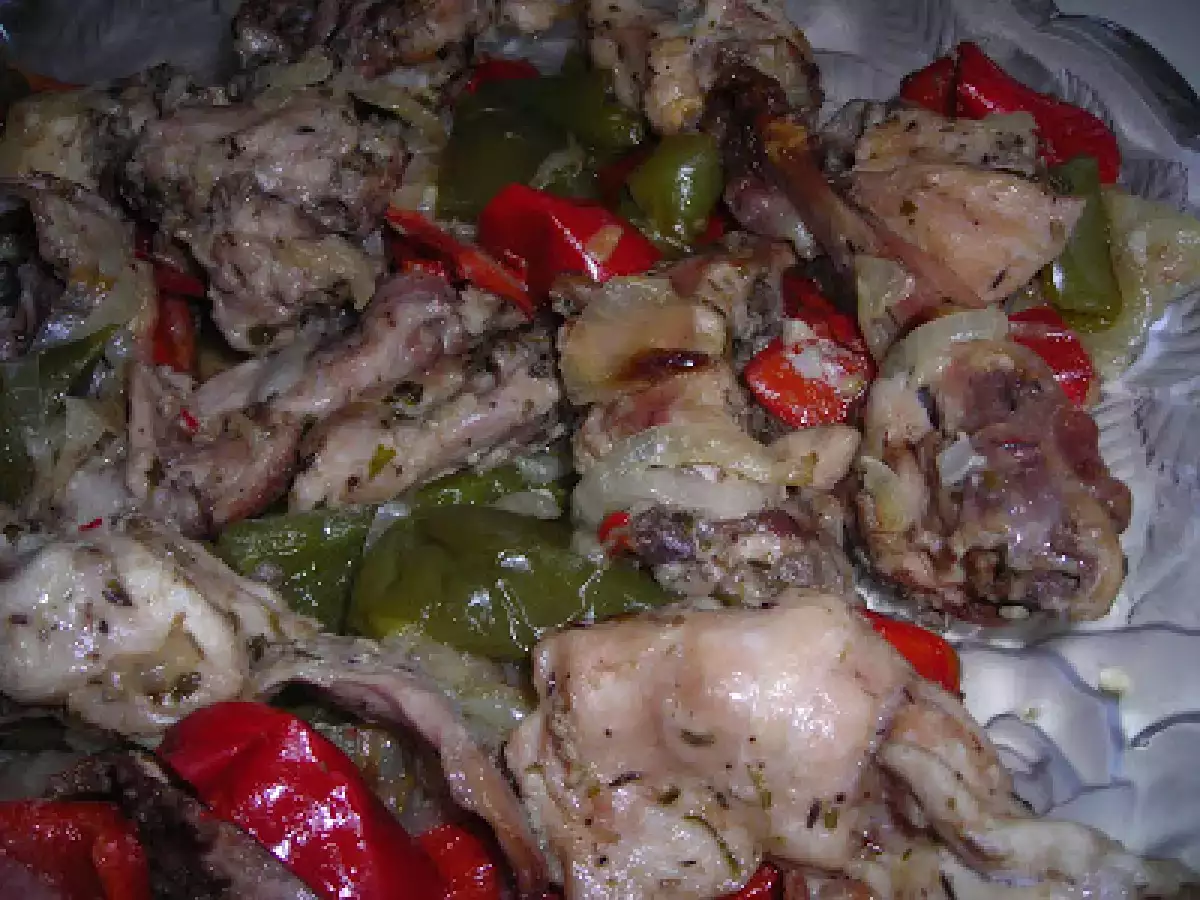 Conejo con papas, con salsa de higos. Cocinado en bolsa. - foto 9